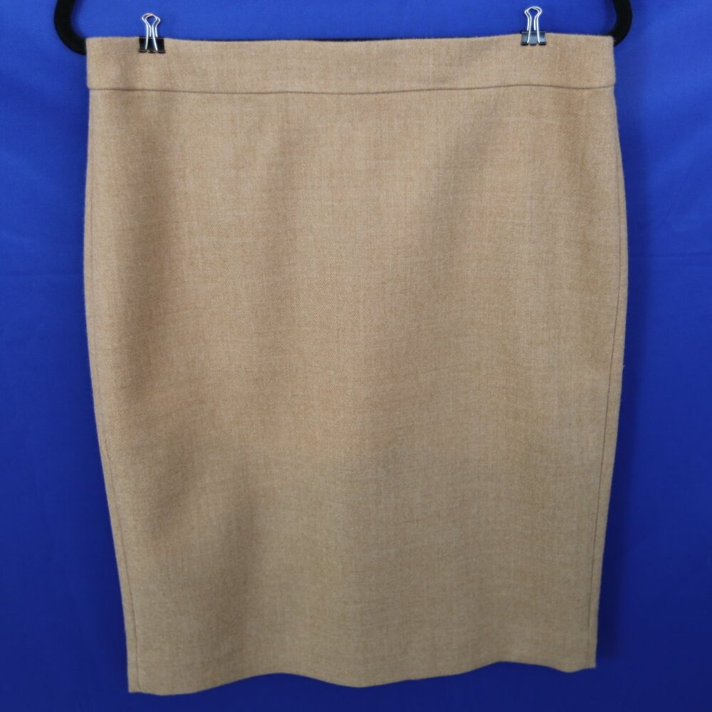 J. Crew No. 2 Pencil Skirt in Camel, Size 10